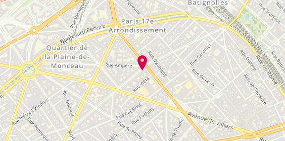 Plan de La Parisienne Coiffeur, 51 Rue Jouffroy d'Abbans, 75017 Paris