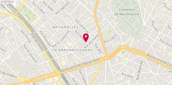Plan de Uno, 1 Rue Nollet, 75017 Paris