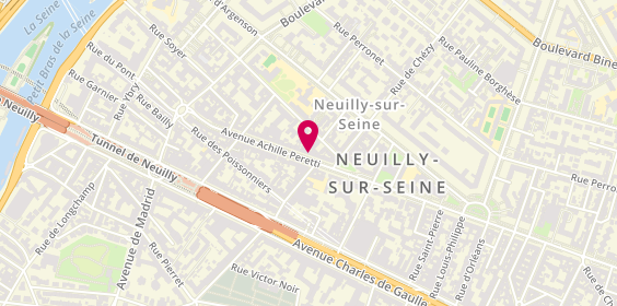Plan de Christian Gilles, 110 Avenue Achille Peretti, 92200 Neuilly-sur-Seine