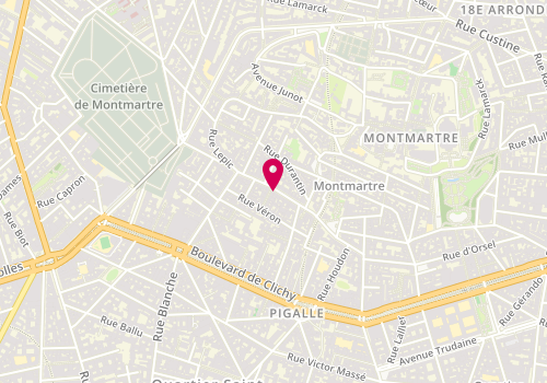 Plan de TONI&GUY Abbesses - Paris 18, 45 Rue des Abbesses, 75018 Paris