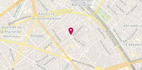 Plan de Feeling, Angl 70 Rue de Tocqueville 103 Rue Cardinet, 75017 Paris