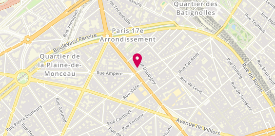 Plan de Jean claude Biguine, 136 Boulevard Malesherbes, 75017 Paris