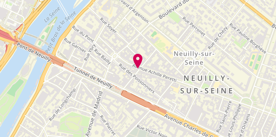 Plan de Jean Louis David - Coiffeur Neuilly sur Seine, 191 avenue Achille Peretti, 92200 Neuilly-sur-Seine