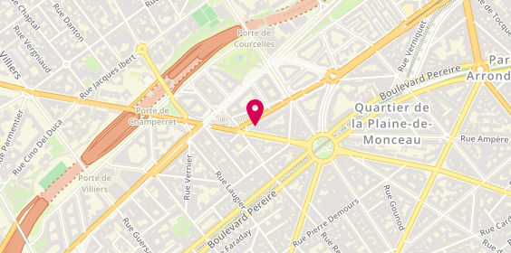 Plan de Dao Coiffure, 138 avenue de Villiers, 75017 Paris