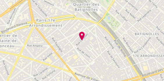 Plan de Aplumeria, 110 Rue Cardinet, 75017 Paris