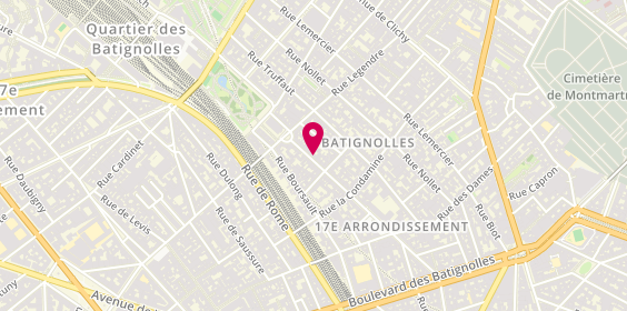 Plan de Franck Provost, 50 Rue des Batignolles, 75017 Paris