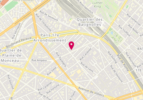 Plan de SARL Jean Paco, 30 Rue Jouffroy d'Abbans, 75017 Paris