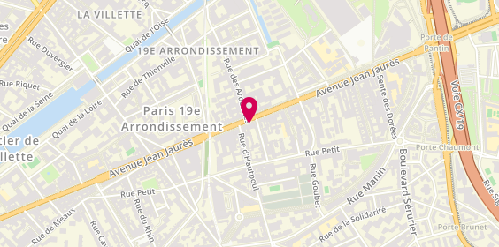 Plan de Oph And Shao, 146 avenue Jean Jaurès, 75019 Paris