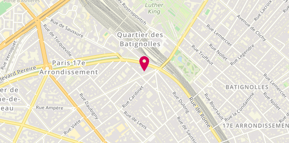 Plan de Adriano Coiffure, 8 Rue Jouffroy D&#039;Abbans, 75017 Paris