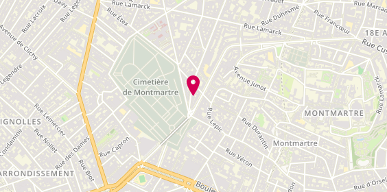 Plan de Ms Coif', 8 Rue Damrémont, 75018 Paris