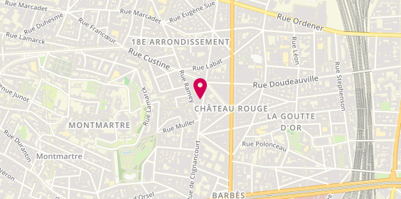 Plan de Sénégal Tresses, 57-59 Rue de Clignancourt, 75018 Paris