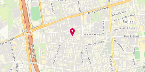 Plan de Hoche Coiffure Pantin, 41 Rue du Pré Saint-Gervais, 93500 Pantin