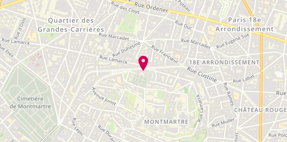 Plan de Veronica Taglio, 104 Rue Caulaincourt, 75018 Paris