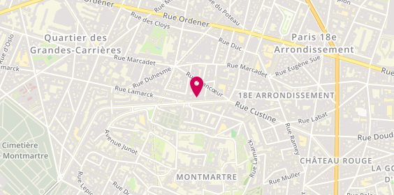 Plan de Roberto Luciano, 117 Rue Caulaincourt, 75018 Paris