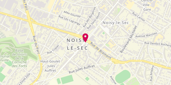 Plan de Aux Ciseaux d'Or, 3 Rue Anatole France, 93130 Noisy-le-Sec