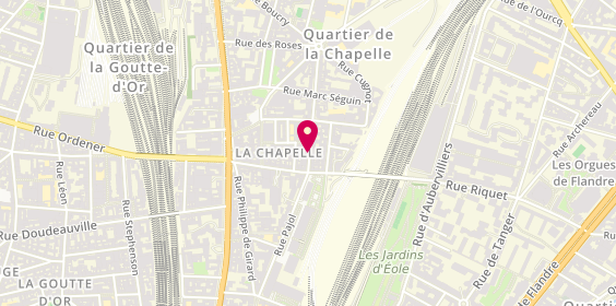 Plan de Kessili Hadi, 65 Rue Pajol, 75018 Paris