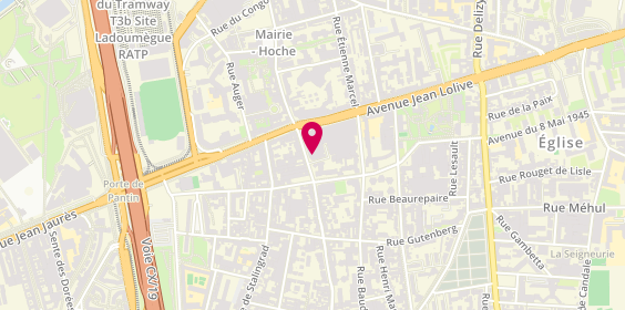Plan de Les Ciseaux de Pantin, 17 Rue du Pré Saint-Gervais, 93500 Paris