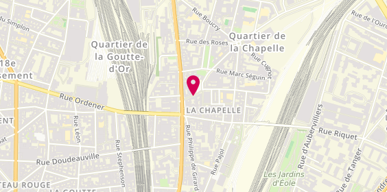 Plan de Boui Boui, 35 Rue de Torcy, 75018 Paris