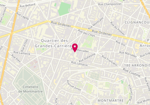 Plan de WILENNE Serin, 169 Rue Marcadet, 75018 Paris