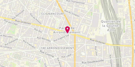 Plan de Anna Jo Coiffure, 81 Rue Ordener, 75018 Paris