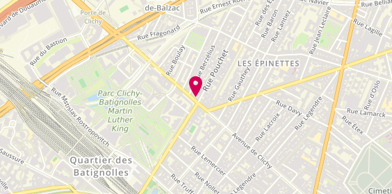 Plan de Espace Coiffure, 164 Avenue de Clichy, 75017 Paris