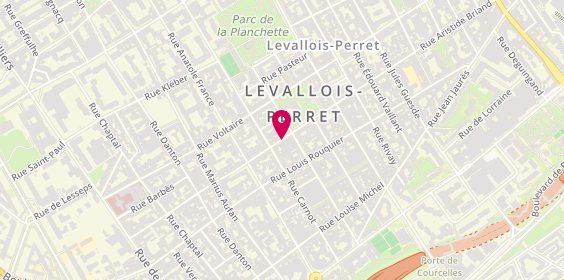 Plan de Barber Game - Barbier coiffeur Levallois Perret, 66 Rue Aristide Briand, 92300 Levallois-Perret