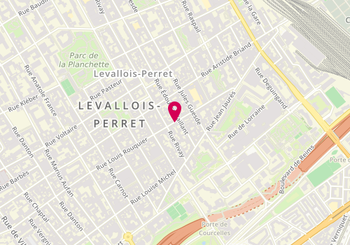 Plan de Jo Too Court, 102 Rue Louis Rouquier, 92300 Levallois-Perret