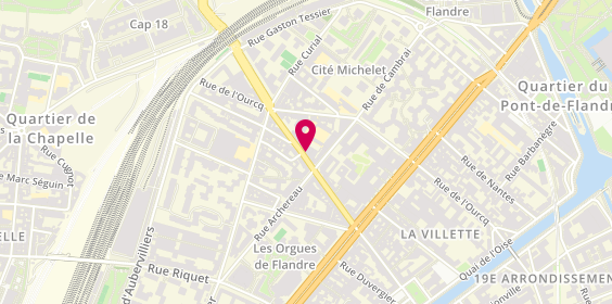 Plan de LUSCAP Georgina, 214 Rue Crimée, 75019 Paris
