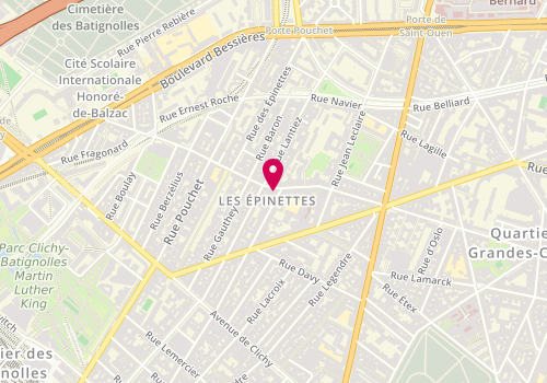 Plan de Nour K, 45 Rue de la Jonquière, 75017 Paris