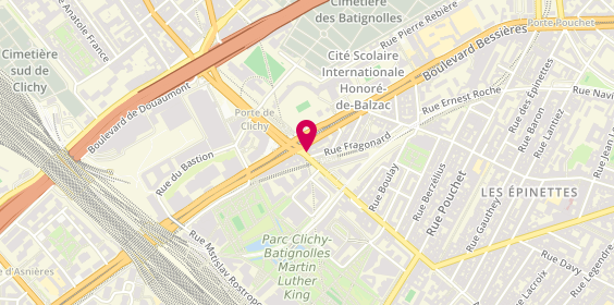 Plan de MARTINET Josiane, 194 Avenue de Clichy, 75017 Paris