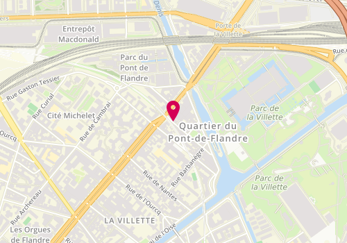 Plan de Chocobarber, 20 Rue Rouvet, 75019 Paris
