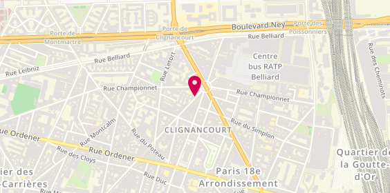 Plan de L'Etoile Mac-Charles, 111 Rue Duhesme, 75018 Paris