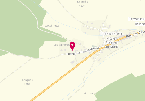 Plan de Les créations de Lorène, 7 chemin du Plein, 55260 Fresnes-au-Mont