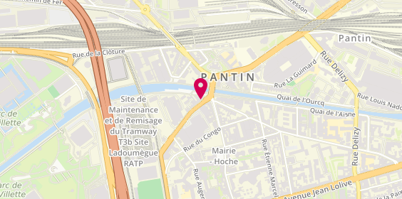 Plan de Assirem Beaute, 39 avenue du Général Leclerc, 93500 Pantin