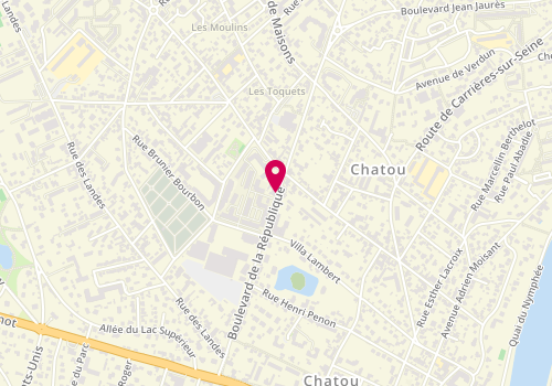 Plan de Nath's, 61 Boulevard de la République, 78400 Chatou