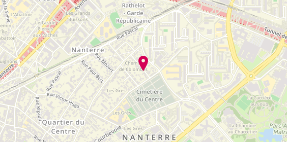 Plan de HAYOT Jean Pierre, 10 Rue Sadi Carnot, 92000 Nanterre