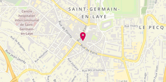 Plan de Italo Coiffure, 6 Rue des Coches, 78100 Saint-Germain-en-Laye