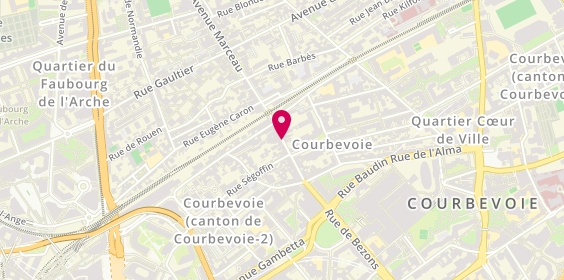Plan de Saint Algue, 73 Rue de Bezons, 92400 Courbevoie