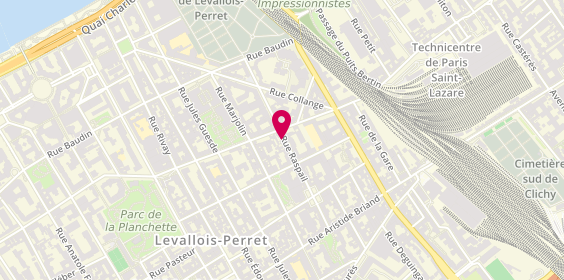 Plan de Coif' L.A, 37 Rue Raspail, 92300 Levallois-Perret