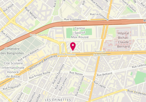 Plan de Yvan's Paris, 4 Rue Frederic Brunet, 75017 Paris