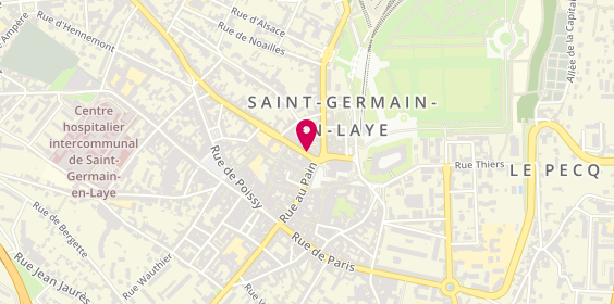 Plan de Saint Algue, 4 Rue République, 78100 Saint-Germain-en-Laye