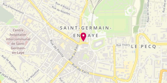 Plan de Cheveu du Soi, 1 Rue des Bons Enfants, 78100 Saint-Germain-en-Laye