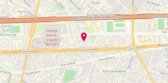 Plan de Coiff In, 8 avenue de la Prte de Montmartre, 75018 Paris