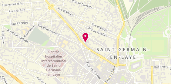 Plan de Au Comptoir du Cheveu, 2 Rue Gaucher, 78100 Saint-Germain-en-Laye
