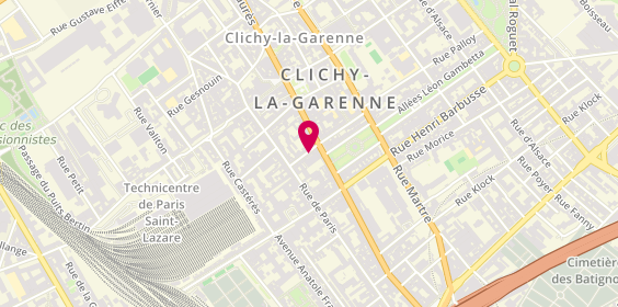 Plan de Eleganza paris, 8 Rue Victor Méric, 92110 Clichy