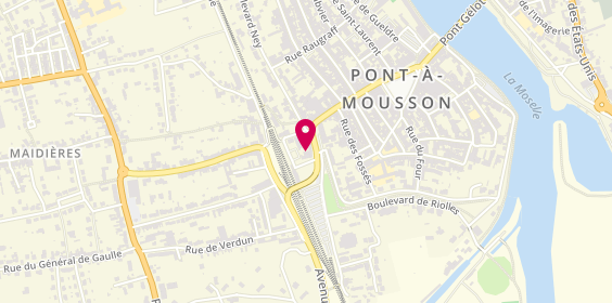 Plan de Alyso, 10 Place Thiers, 54700 Pont-à-Mousson