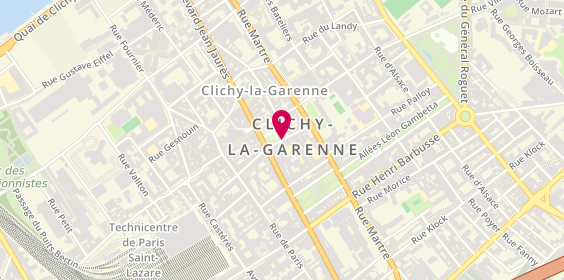 Plan de Palais des Roses, 20 Rue Charles et René Auffray, 92110 Clichy