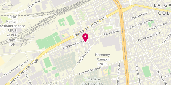 Plan de Coiffeur l'Atelier B, 7 place des Champs-Philippe, 92250 La Garenne-Colombes
