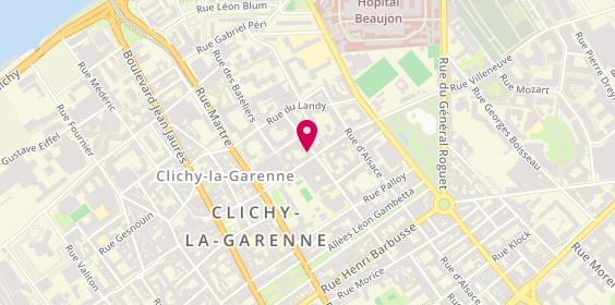 Plan de Moov Coiffure, 33 Rue Villeneuve, 92110 Clichy
