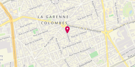 Plan de Bonnet Thérèse, 33 Ter Rue Voltaire, 92250 La Garenne-Colombes